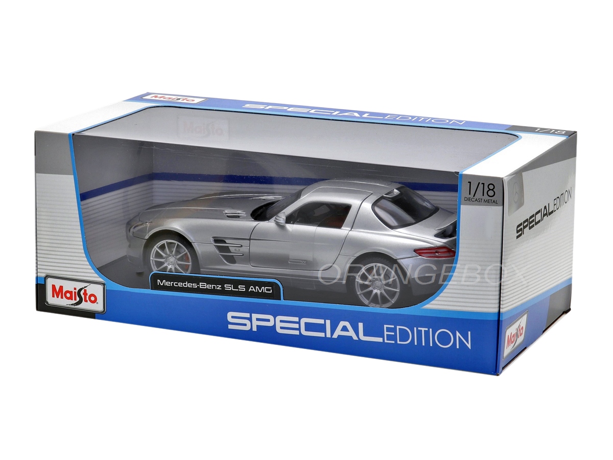 ミニカー Minichamps 1/18 Mercedes Benz SLS AMG MINICHAMPS (ミニチャンプス) ミニカー イエロー 1/18 MERCEDES-BENZ